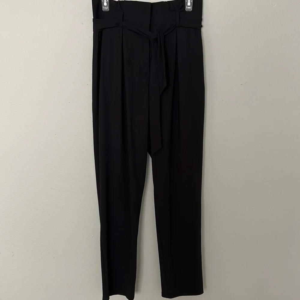 NWOT Lita by Ciara black paperbag pants. Black, high waisted. Size 10.
